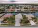 Stunning aerial view of waterfront homes with private docks and lush landscaping along a tranquil canal at 5510 E Longboat Blvd, Tampa, FL 33615