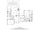 Detailed floor plan showcasing the layout of the home, including room dimensions and layout at 5510 E Longboat Blvd, Tampa, FL 33615