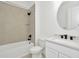 Clean bathroom with walk-in shower, toilet and vanity at 8328 Golden Beach Ct, Parrish, FL 34219