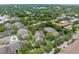 Aerial view showing condo building location and surrounding neighborhood at 1228 S. Missouri Ave # 607, Clearwater, FL 33756