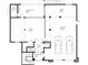 Two-story home floor plan, showcasing spacious rooms and a 4-car garage at 6018 Kipps Colony E Dr, Gulfport, FL 33707