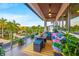 Outdoor balcony with seating area and city views at 6018 Kipps Colony E Dr, Gulfport, FL 33707