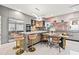Modern kitchen with stainless steel appliances and marble countertops at 6018 Kipps Colony E Dr, Gulfport, FL 33707
