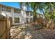 Private backyard with a large tree and view of the home at 12411 Titus Ct # 12411, Tampa, FL 33612