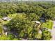 Aerial view showing property's location amongst other houses and trees at 7207 Westinghouse Ave, Tampa, FL 33619