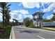 Grand Palm community entrance with stone and blue accents at 12706 Palatka Dr, Venice, FL 34293