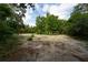 Vacant lot with mature trees and grassy areas at 7813 Valrie Ln, Riverview, FL 33569