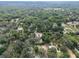 Aerial view of a residential area with a lot at 7813 Valrie Ln, Riverview, FL 33569