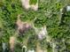 Aerial view of a wooded lot ready for development at 7813 Valrie Ln, Riverview, FL 33569