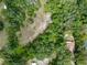 Aerial view of a land lot with a pool nearby at 7813 Valrie Ln, Riverview, FL 33569