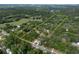 Aerial view of property highlighting its size and wooded surroundings at 7813 Valrie Ln, Riverview, FL 33569