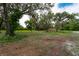 Vacant lot with lush vegetation and mature trees at 7813 Valrie Ln, Riverview, FL 33569