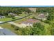 Aerial view of the house and neighborhood, showcasing the community at 6218 Bridleford Dr, Wesley Chapel, FL 33545