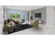 Comfortable living room with sectional sofa and coffee table at 6218 Bridleford Dr, Wesley Chapel, FL 33545