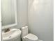 Clean bathroom with white sink and toilet at 6218 Bridleford Dr, Wesley Chapel, FL 33545