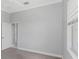 Spacious bedroom with grey walls and carpet flooring at 6218 Bridleford Dr, Wesley Chapel, FL 33545