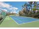 Enjoy this community tennis court with shuffleboard! at 6218 Bridleford Dr, Wesley Chapel, FL 33545