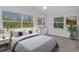 Charming bedroom with double bed and window at 6218 Bridleford Dr, Wesley Chapel, FL 33545