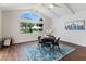 Charming breakfast nook with a large arched window, offering abundant natural light and serene backyard views at 33724 Americana Ave, Dade City, FL 33525