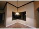 Dining area with window view and decorative lighting at 614 Vintage Way, Brandon, FL 33511