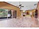 Open living area and kitchen with tile flooring at 614 Vintage Way, Brandon, FL 33511