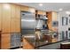 Modern kitchen with stainless steel appliances and granite countertops at 1120 E Kennedy Blvd # 827, Tampa, FL 33602
