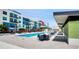 Resort-style pool with plenty of lounge chairs at 1120 E Kennedy Blvd # 827, Tampa, FL 33602