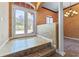 Elegant entryway with double doors and decorative glass, leading to a tiled foyer at 614 Vintage Way, Brandon, FL 33511