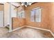 Spacious dining area with tile floors and a large window at 614 Vintage Way, Brandon, FL 33511