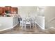 Bright dining area with a table and four chairs at 9107 Moonlit Meadows Loop, Riverview, FL 33578