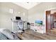 Home office with standing desk and storage at 9107 Moonlit Meadows Loop, Riverview, FL 33578