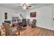 Spacious home office with hardwood floors and large window at 12711 Royal George Ave, Odessa, FL 33556