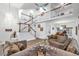 Open living room and dining area with two-story ceilings at 12711 Royal George Ave, Odessa, FL 33556