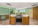 Modern kitchen with island, stainless steel appliances, and marble countertops at 803 Bayshore Blvd, Tampa, FL 33606