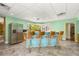 Modern kitchen with island seating and stainless steel appliances at 803 Bayshore Blvd, Tampa, FL 33606