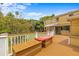 Spacious deck with built-in storage and backyard view at 803 Bayshore Blvd, Tampa, FL 33606