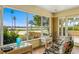 Bright sunroom offers picturesque water views and comfy seating at 803 Bayshore Blvd, Tampa, FL 33606