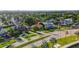Aerial view of a house on a tree lined street near the water at 803 Bayshore Blvd, Tampa, FL 33606