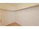 Spacious closet with hanging rod and shelving at 1702 Blind Pond Ave, Lutz, FL 33549