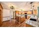Modern kitchen with granite countertops and a large island at 2115 Seagull Dr, Clearwater, FL 33764