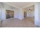 Spacious sunroom with multiple sliding glass doors and tiled floor at 912 Oxford Park Dr, Sun City Center, FL 33573