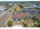 Aerial view of condo community, showing building, pool, parking and landscaping at 1028 Apollo Beach Blvd # 27, Apollo Beach, FL 33572