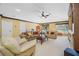 Spacious Gathering room featuring comfortable seating and large windows at 1227 Toscano Dr, Trinity, FL 34655