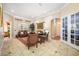 Elegant living room featuring a comfortable seating area and tile flooring at 1227 Toscano Dr, Trinity, FL 34655
