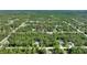 Aerial view showing property location in a residential neighborhood at 13231 Snowy Plover Ave, Weeki Wachee, FL 34614
