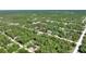 Aerial view showing property location in a residential neighborhood at 13231 Snowy Plover Ave, Weeki Wachee, FL 34614