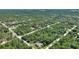 Aerial view of property location in a residential neighborhood at 13231 Snowy Plover Ave, Weeki Wachee, FL 34614