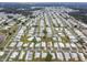 Aerial view of a large community of manufactured homes at 5353 Comanche St, Zephyrhills, FL 33542