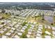Aerial view of a large community of manufactured homes at 5353 Comanche St, Zephyrhills, FL 33542
