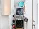 Stackable washer and dryer in a compact laundry room at 510 Tighe Ave, Seffner, FL 33584